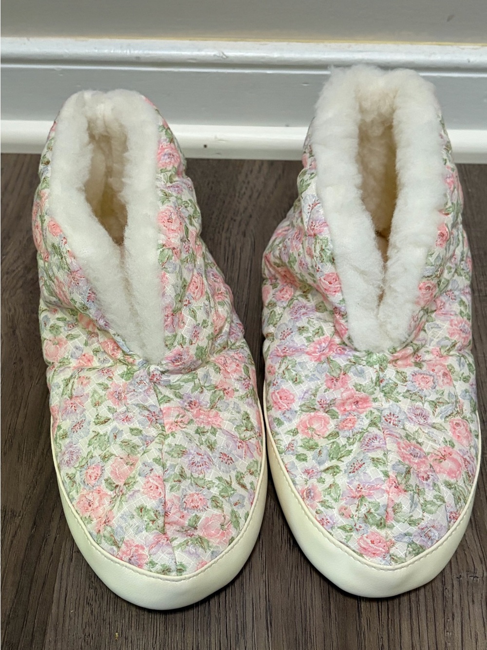 Vintage 1980s Dearforms Slippers Large 8-9 with box